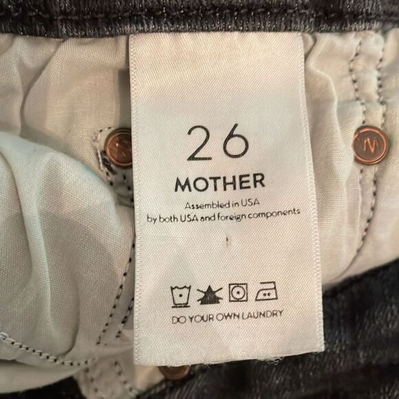 Mother Denim Undone Hem Looker Ankle Distressed Jeans Womens Size 26 - Picture 2 of 12